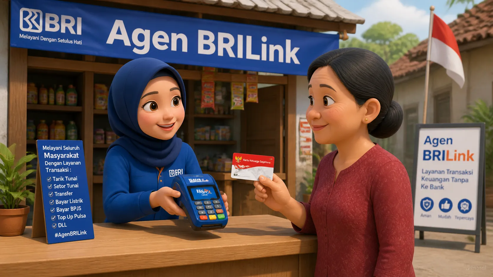 Agen BRILink Penyalur Bansos: Syarat Daftar dan Cara Pencairan