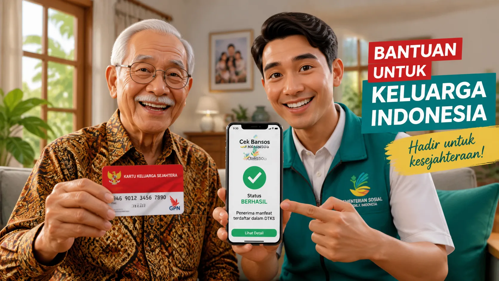 Bansos Lansia 2026: Jadwal Tahap 3, Syarat DTSEN, Cara Cek