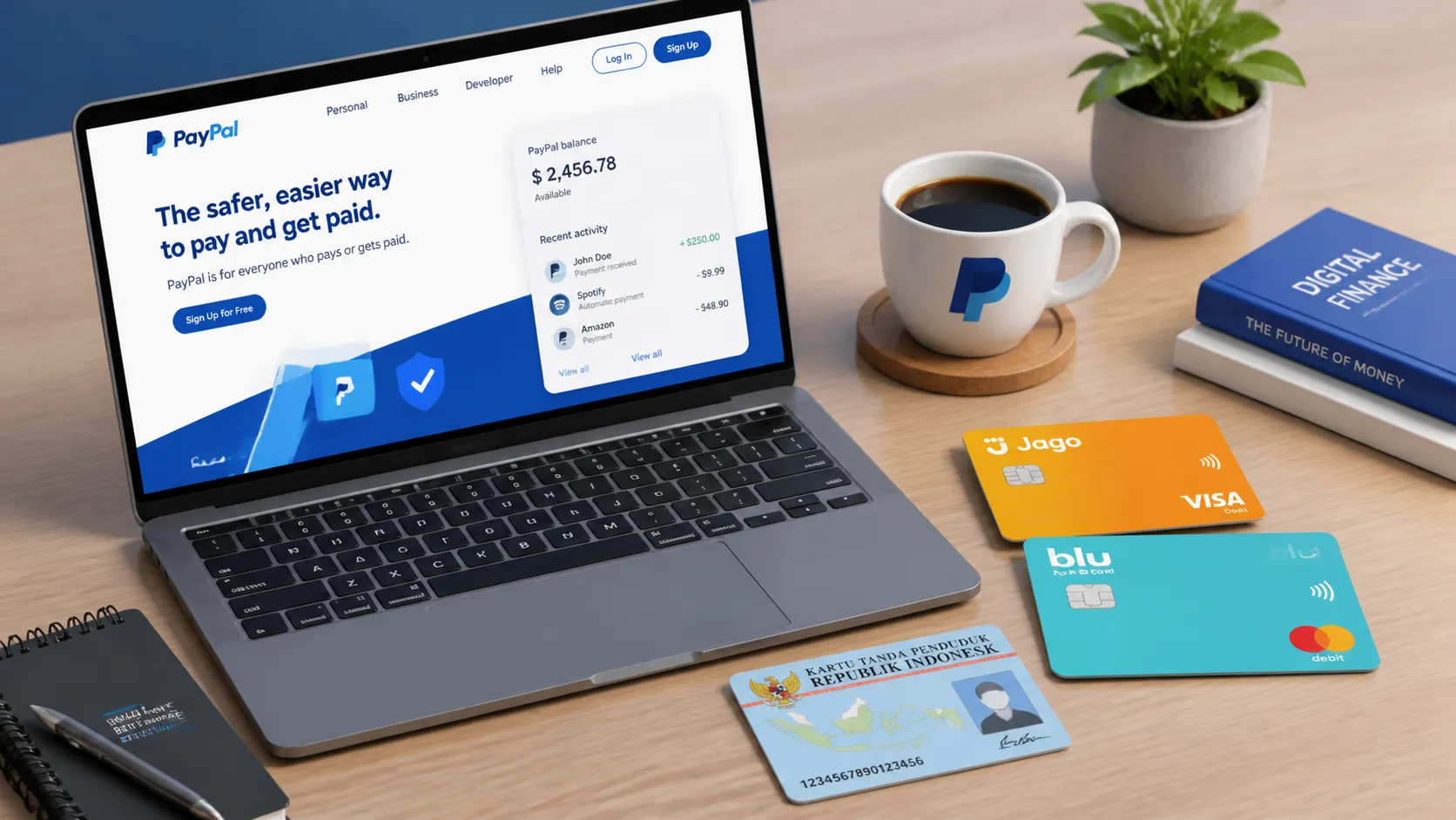 Cara Membuat Akun PayPal Indonesia Tanpa Kartu Kredit 2026