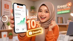 Cara Daftar Shopee Affiliate Tanpa Followers dan Raih Komisi 10%