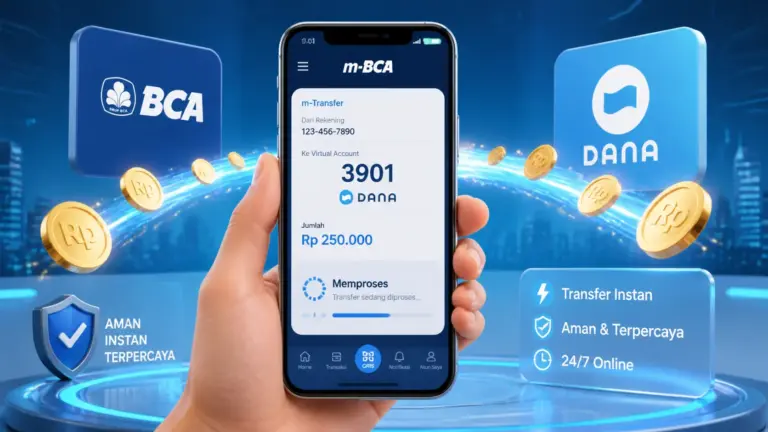 Cara Transfer BCA ke DANA lewat 3 Metode (Kode 3901)