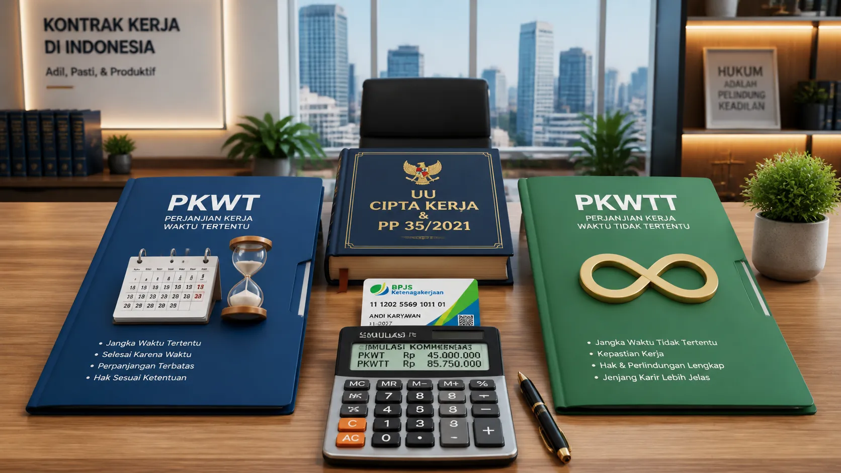 Perbedaan PKWT dan PKWTT 2026: Tabel, Rumus, dan Simulasi Biaya