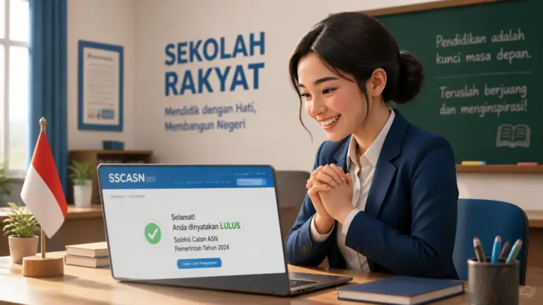Cara Cek Pengumuman CAT PPPK Sekolah Rakyat 2026 dan Artinya