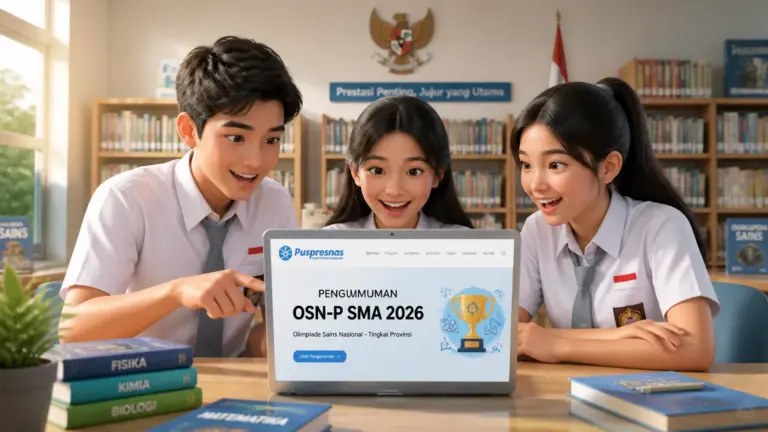 Link Pengumuman OSNP SMA 2026: 900 Semifinalis 9 Bidang